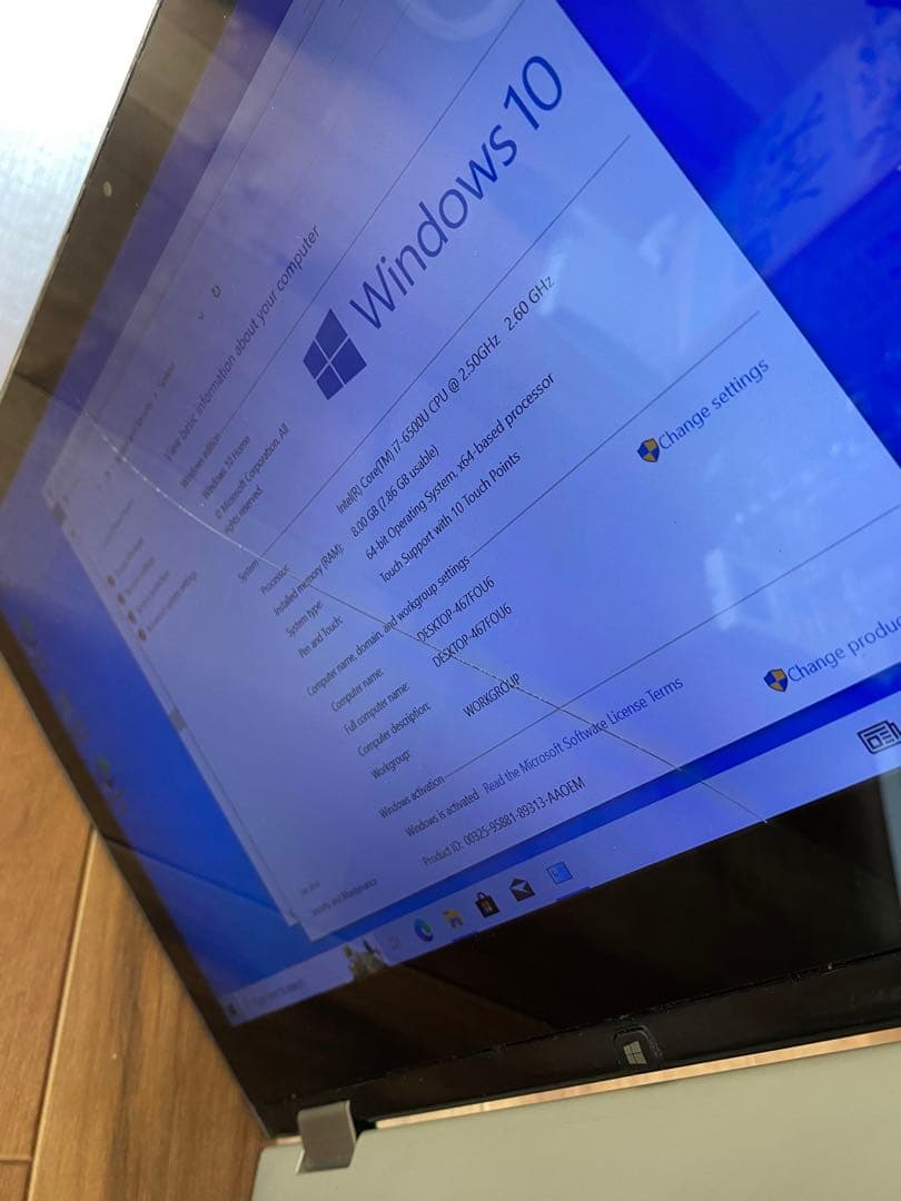 Windowsノート本体 Dell P57G. CPU i7 gen 6
