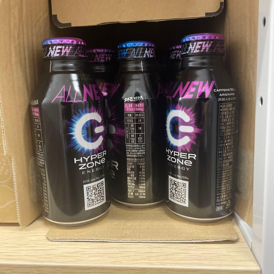 HYPER ZONe ENERGY 400ml ボトル缶 48本(2ケース)