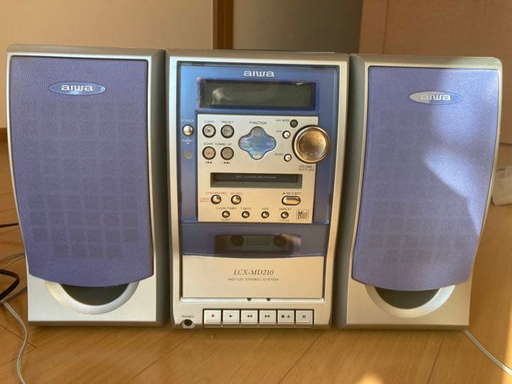 CD MD カセット　コンポ