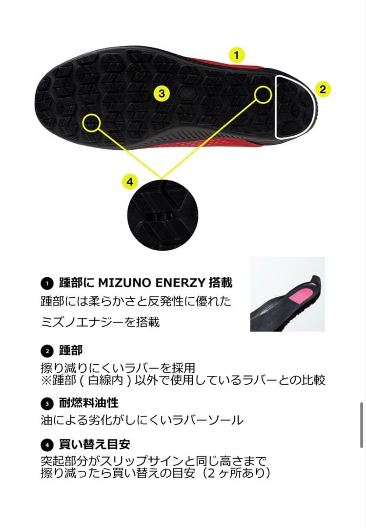 MIZUNO安全靴　限定色　26.5cm