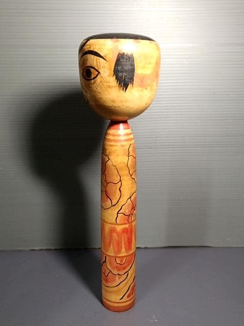 岩本芳蔵 土湯系 こけし 人形 30cm 日本製 伝統工芸 民芸品 工芸品