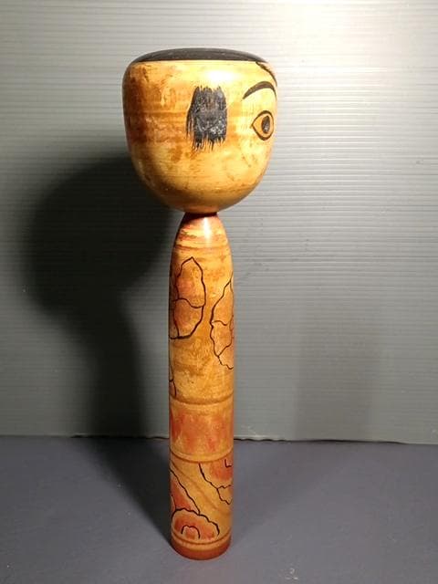 岩本芳蔵 土湯系 こけし 人形 30cm 日本製 伝統工芸 民芸品 工芸品
