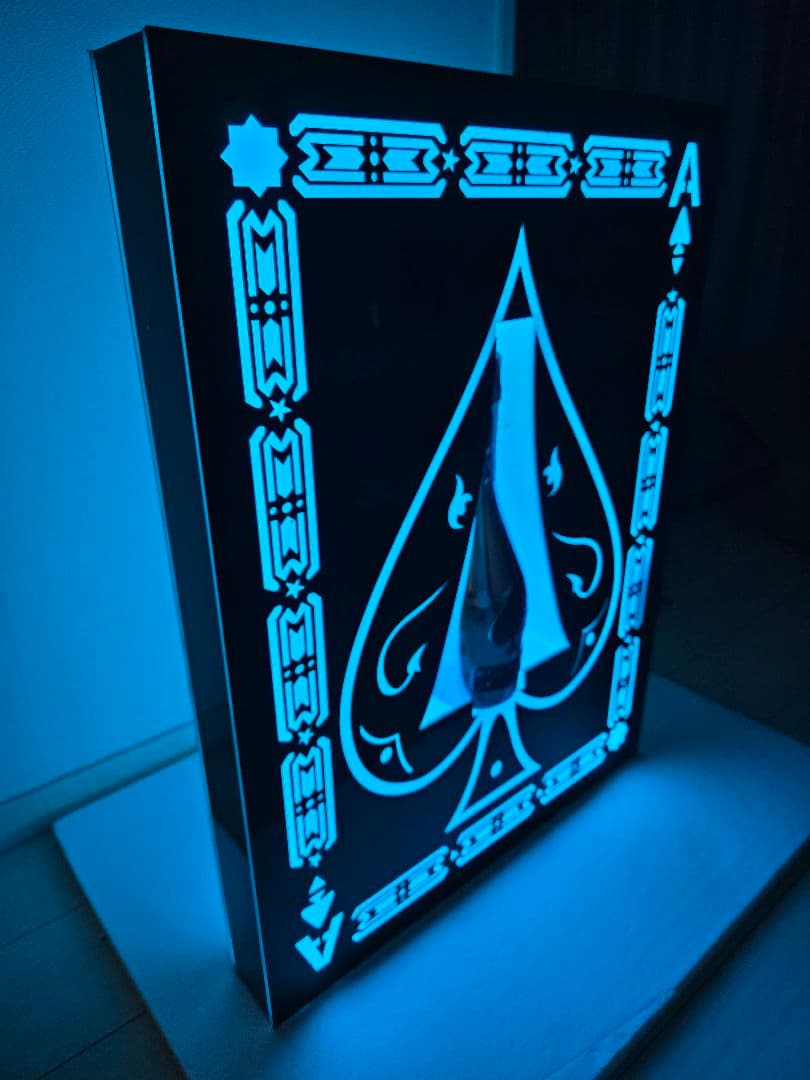 貴重 アルマンド ディスプレイ台 LEDライト シャンパン アタッシュケース