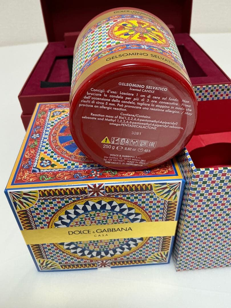 Dolce & Gabbana アロマキャンドル 中サイズ