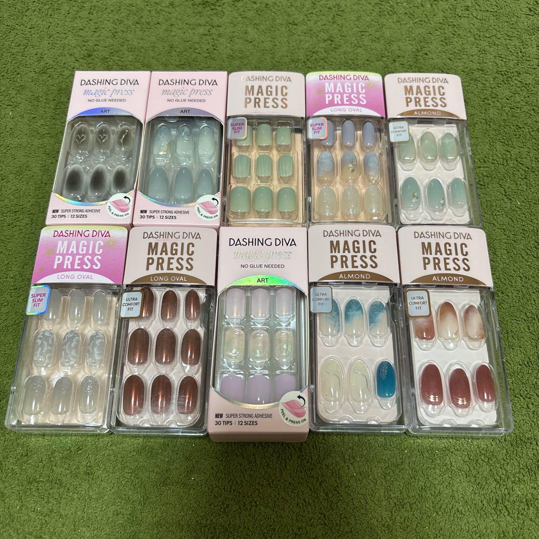 DASHING DIVA MAGIC PRESS ネイルチップ 10パック