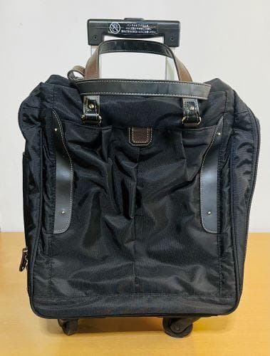 J【中古品】ACE キャリーカート トローリーバッグ 4輪で移動もスムーズ