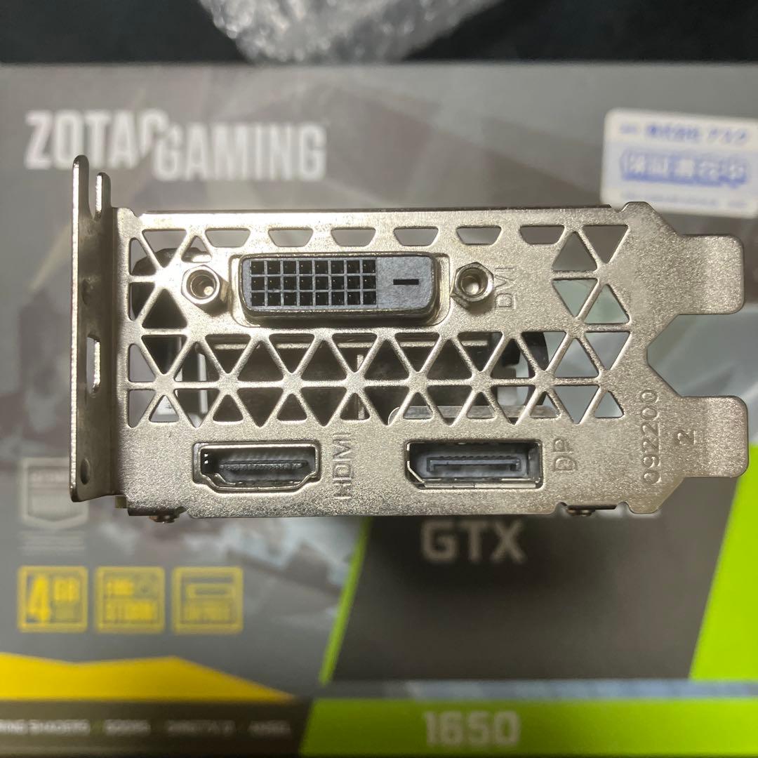ZOTAC GAMING GTX1650 LP ロープロ