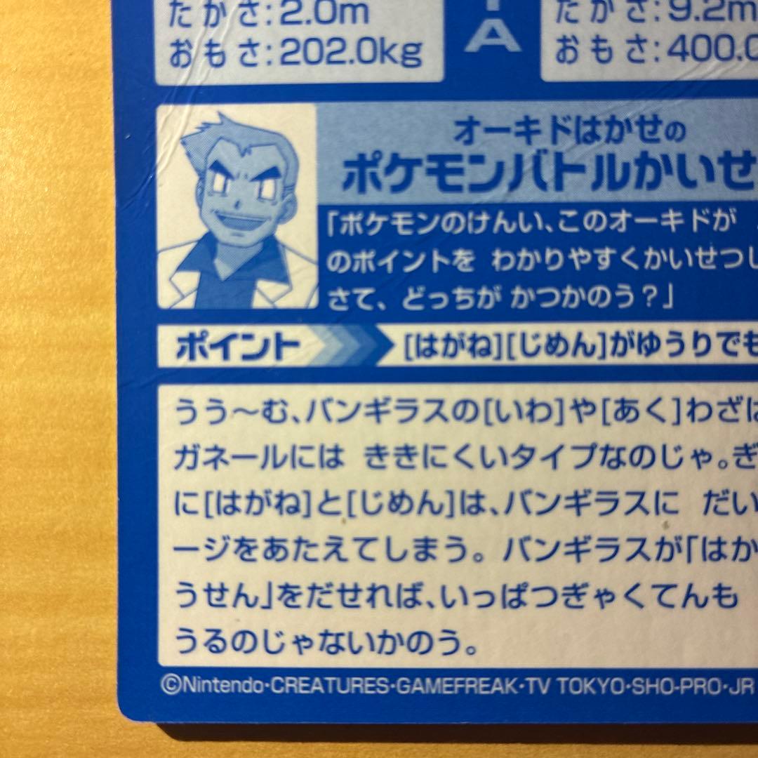 バンギラスvsハガネール meiji 明治