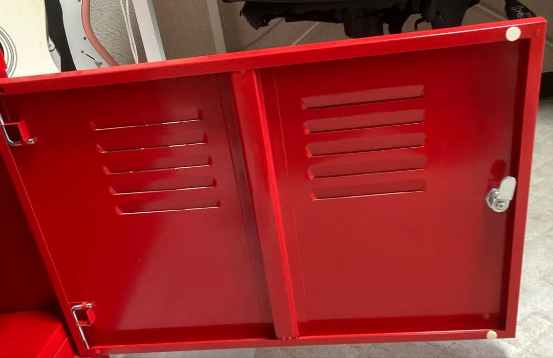IKEA イケア PSキャビネット　赤