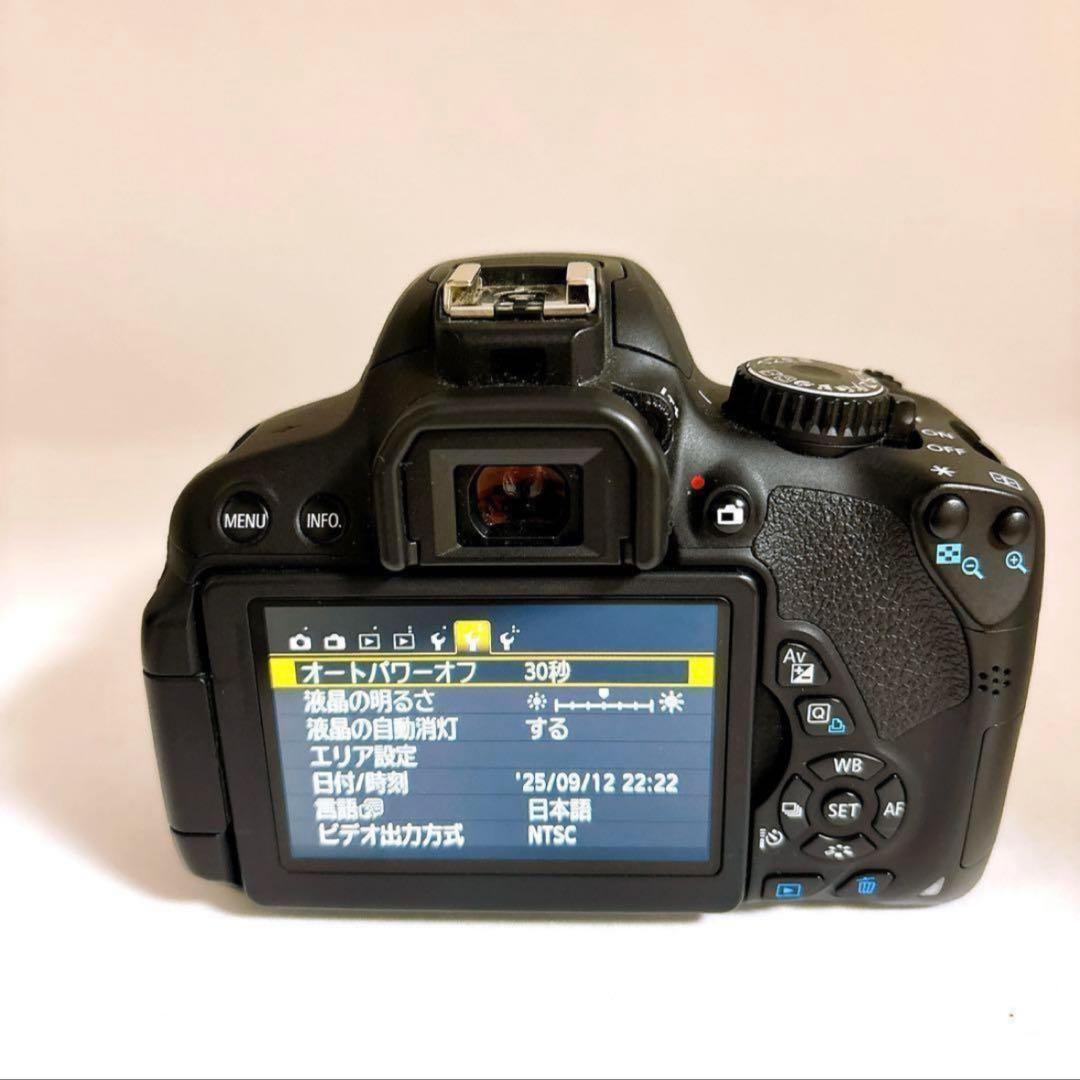 遠くもバッチリ　美品　ダブルレンズセット　Canon EOS kiss X6i