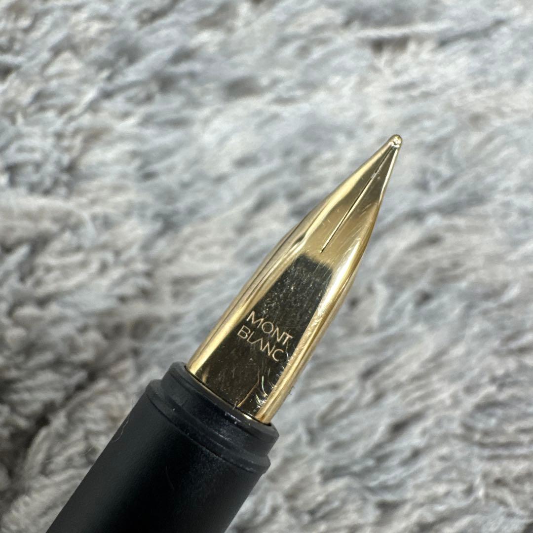 MONT BLANC モンブラン 万年筆 ブラック × ゴールド ホワイトスター