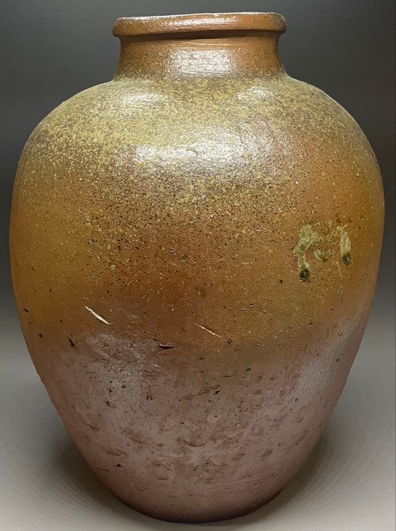 すずめ　古丹波　猫掻き　壺　室町〜桃山時代　36cm 　t148