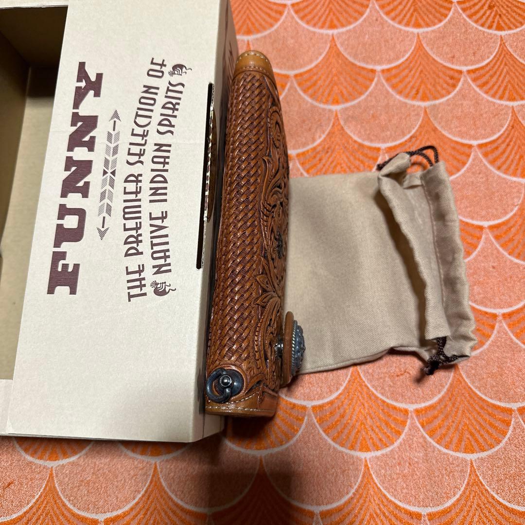 特注品　FUNNY カウボーイ　カービング　ウォレット　当時品