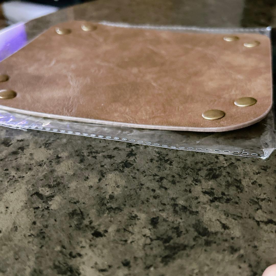 小物入れ メガネケース コンパクト2WAY ブラウン 20×17.1cm